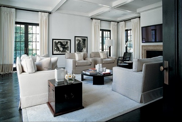 Best living room design projects by Kelly Hoppen
